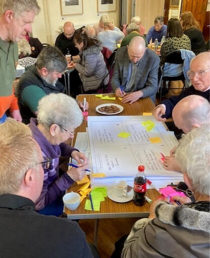 Community ideas day with the community of Blaenavon on how to improve footfall to their World Heritage site. Community ideas day with the community of Blaenavon on how to improve footfall to their World Heritage site.